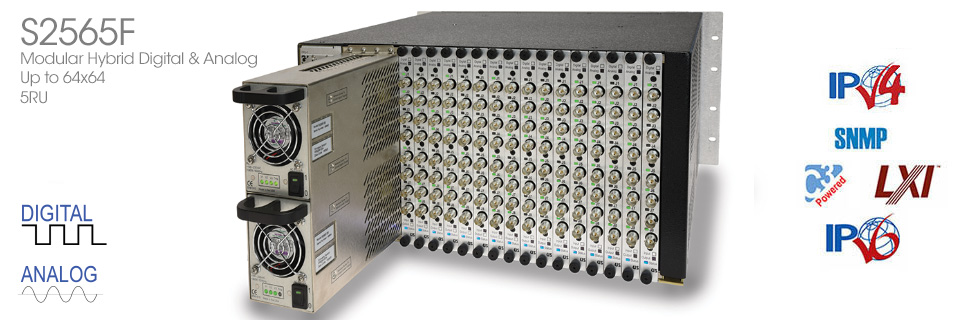 S2565FX hybrid analog video PCM TTL digital  switching matrix system